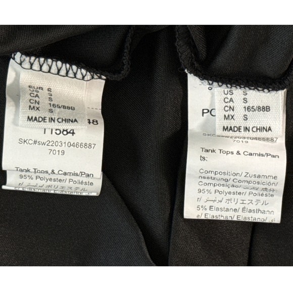 Black Fringe 2 Piece Set Crop Top Booty Shorts Club Party Festival Womens S - Picture 4 of 5